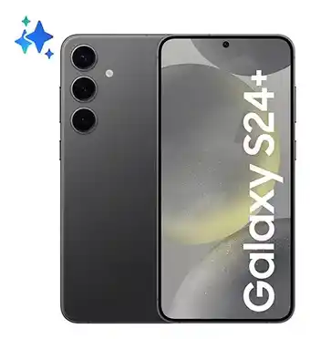Mercado Libre Samsung galaxy s24 +, celular ai, negro onyx 12gb_512gb, doble de memoria, 24 msi, bbva 10% oferta