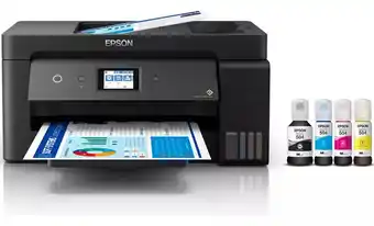 Mercado Libre Impresora a color multifunción epson ecotank l14150 con wifi negra 100v/240v oferta