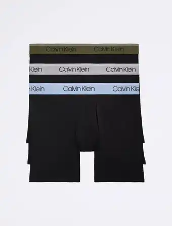 Mercado Libre Pack de 3 bóxers negros banda multicolor calvin klein hombre oferta