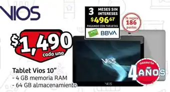 Soriana Express VIOS Tablet Vios 10" oferta