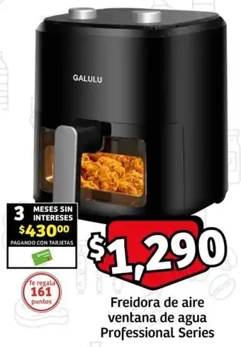 Soriana Express Freidora de aire ventana de agua Professional Series oferta