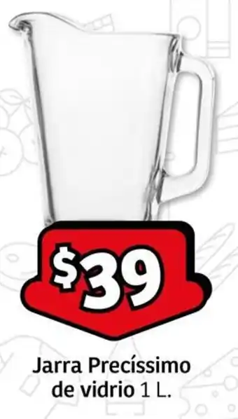 Soriana Express Jarra Precíssimo de vidrio 1L oferta