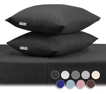 Mercado Libre Juego de sabanas matrimonial 2,800 hilos egipcian premium color negro diseño de la tela rayado oferta