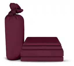 Mercado Libre Sábanas king estilo algodón egipcio 100% extrasuave diseño de la tela vino oferta