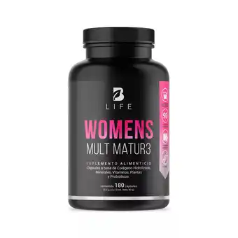Mercado Libre Multivitamínico Para Mujer Mayor De 40 Años 180 Cáps B Life oferta