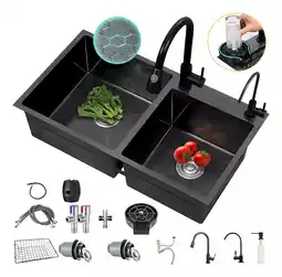 Mercado Libre Tarja Acero Inoxidable Para Cocina Fregadero Tarjas 80*45cm oferta