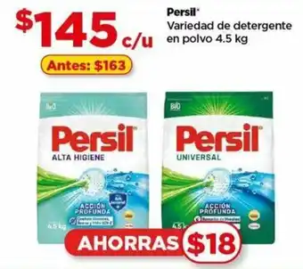 Bodega Aurrerá Persil Variedad de detergente en polvo 4.5 kg oferta