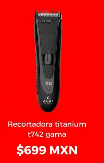 Recortadora titanium t742 gama