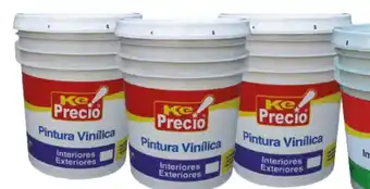 La Comer Pintura vinílica blanca para exteriores 18lt. oferta