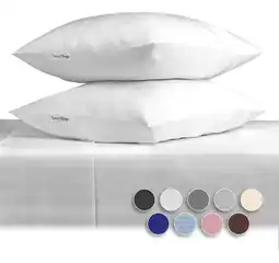 Mercado Libre Juego De Sabanas Matrimonial 2,800 Hilos Egipcian Premium Color Blanco Diseño de la tela Rayado oferta