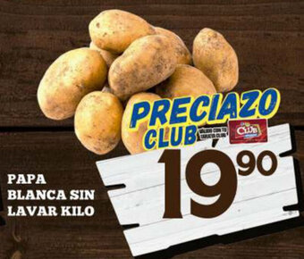 Alsuper Papa Blanca Sin Lavar oferta