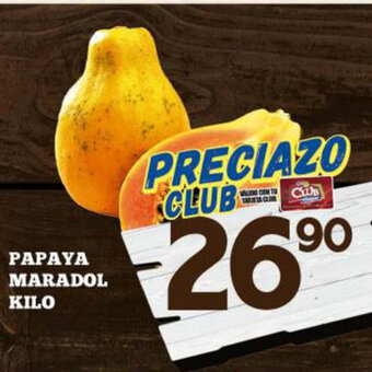 Alsuper Papaya Maradol oferta