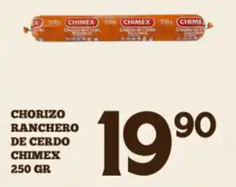 Alsuper Chorizo Banchero de Cerdo Chimex 250gr oferta