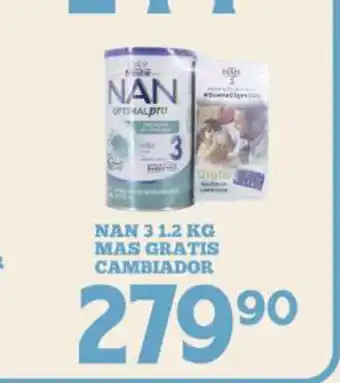 Alsuper Nan 3 1.2kg Mas Gratis Cambiador oferta