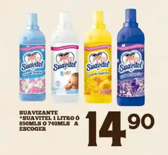 Alsuper Suavizante *Suavitel 1 Litro o 850mls o 740mls A Escoger oferta