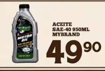 Aceite SAE-40 950ml Mybrand
