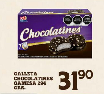 Alsuper Galleta Chocolatines Gamesa 294 grs oferta