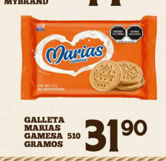 Alsuper Galleta Marias Gamesa 510 Gramos oferta