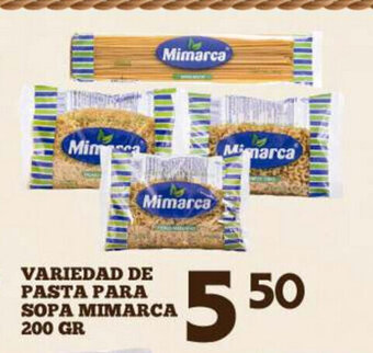Alsuper Variedad de Pasta para Sopa Mimarca 200 gr oferta