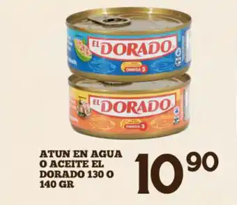 Alsuper Atun en Agua o Aceite el Dorado 130 o 140 gr oferta