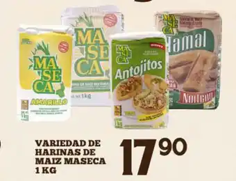 Alsuper Variedad de Harinas de Maiz Maseca 1kg oferta