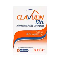 Farmacias YZA Clavulin 12H 875Mg/125Mg 15 Tabs oferta