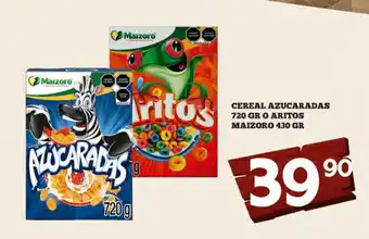 Alsuper Cereal Azucaradas 720 gr o Aritos Maizoro 430gr oferta