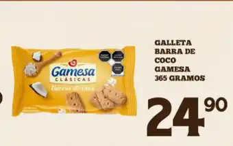 Alsuper Galleta Barra de Coco Gamesa 365 gramos oferta