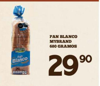 Alsuper Pan Blanco Mybrand 680 Gramos oferta