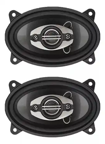 Mercado Libre Bocina tipo coaxial Audiobahn AS446 para auto/camioneta color negro de 4Ω 4 x 6 x 2 unidades oferta