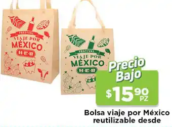 Bolsa Viaje por México Reutilizable Desde
