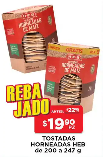 Tostadas Horneadas Heb de 200 a 247g