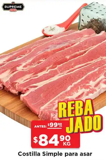 HEB Supreme Costilla Simple para Asar oferta