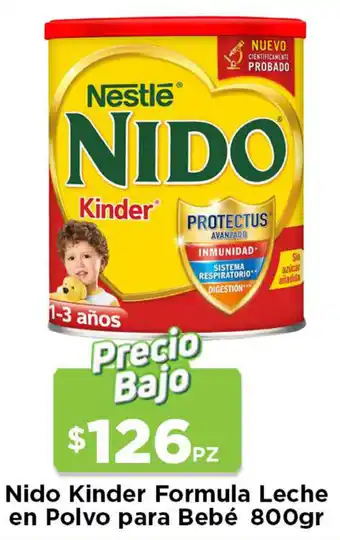 HEB Nido Kinder Firmula Leche en Polvo para Bebé 800g oferta