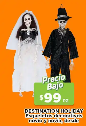 HEB Destination Holiday Esqueletos Decorativos Novio y Novia, Desde oferta