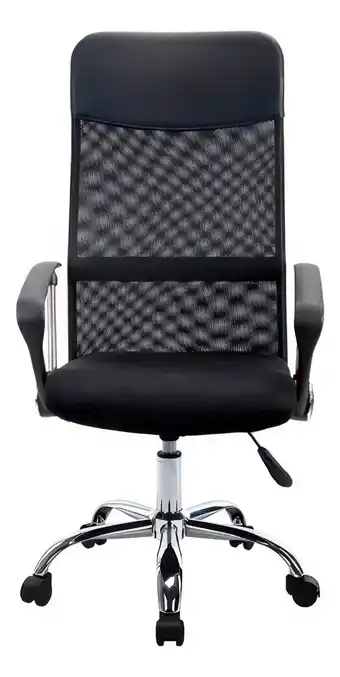 Mercado Libre Sillas Ejecutiva Ergonimica Para Oficina Color Negro Material del tapizado Cuero sintético oferta