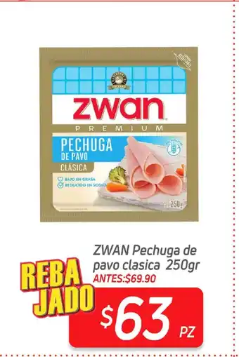Zwan Pechuga de pavo clasica 250gr