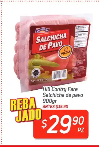 HEB Hill Country Fare Salchicha de pavo 900gr oferta