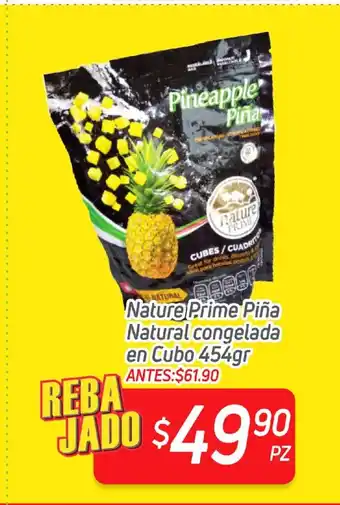HEB Nature Prime Piña Natural Congelada en Cubo 454gr oferta