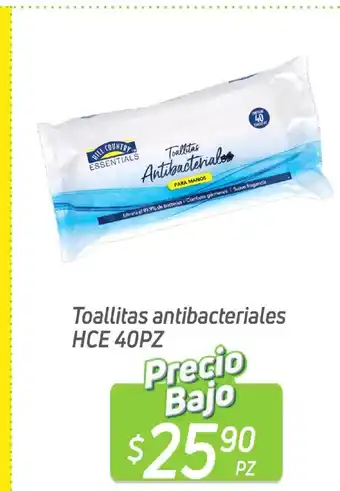 HEB Toallitas Antibacteriales HCE 40pz oferta