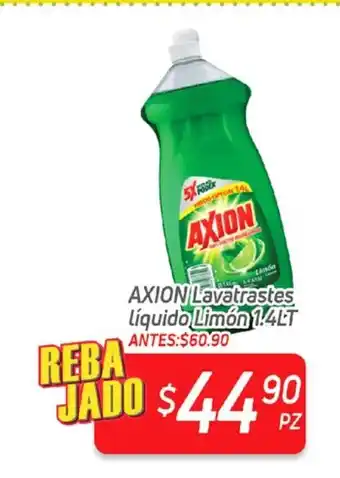Axion Lavatrastes Liquido Limon 1.4lt
