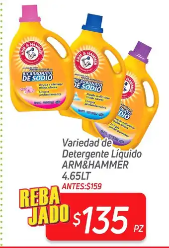 Variedad de Detergente Liquido Arm&Hammer 4.65lt