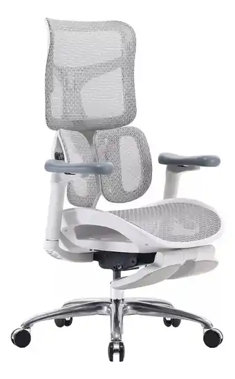 Mercado Libre Silla De Oficina Ergonómica Ejecutiva Resistente Sihoo S100 Color Gris Material del tapizado Mesh oferta