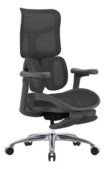 Mercado Libre Silla De Oficina Ergonómica Ejecutiva Resistente Sihoo S100 Color Negro Material del tapizado Mesh oferta