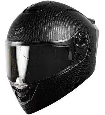 Mercado Libre Casco Moto Negro Carbono Abatible Led Kov Zero Aleron Gafas Tamaño del casco M oferta