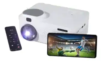 Mercado Libre Proyector FreshFun Proyector Multifuncional Z01 12000lm blanco 100V/240V oferta