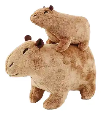 Mercado Libre Peluche De Capibara, Animal De Peluche Capybara 2pz oferta