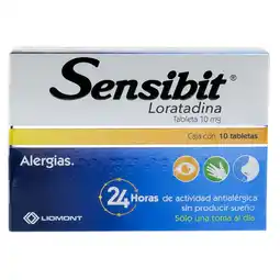 Farmacias YZA Sensibit 10Mg 10 Tabs oferta