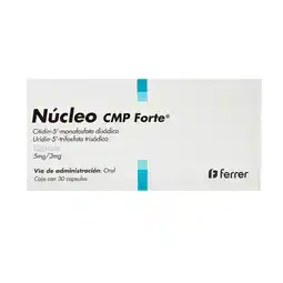 Farmacias YZA Nucleo C.M.P, Forte 5Mg/3Mg 30 Caps oferta