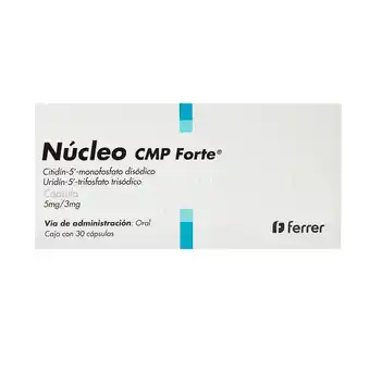 Farmacias YZA Nucleo C.M.P, Forte 5Mg/3Mg 30 Caps oferta